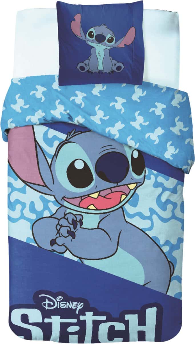 Lilo & Stitch Bettbezug - 140 x 200 cm - Baumwolle - Blau